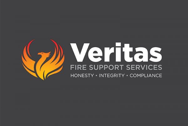 Paul Kirk Design - Veritas fire Support services logo design
