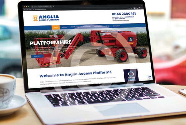 Anglia Access Platforms website design & build - Paul Kirk Design