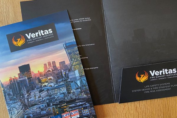 Veritas Fire Support - Brochure Design - Paul Kirk Design