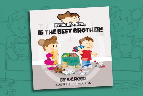 My Big Brother... childrens book illustration