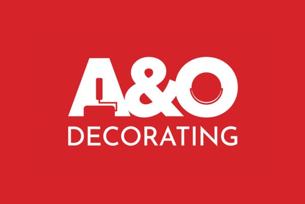 A&O Decorating logo design - Paul Kirk Design