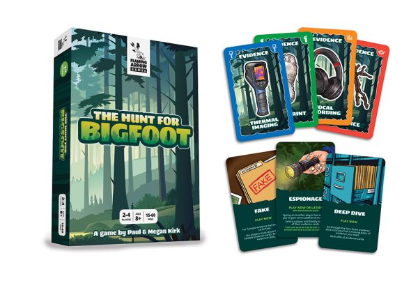 The Hunt for Bigfoot card game - Paul Kirk Design